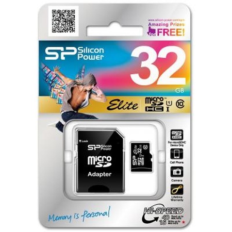 Карта пам'яті 32GB, microSDHC UHS-ISDR 50 mode, retail with adapter