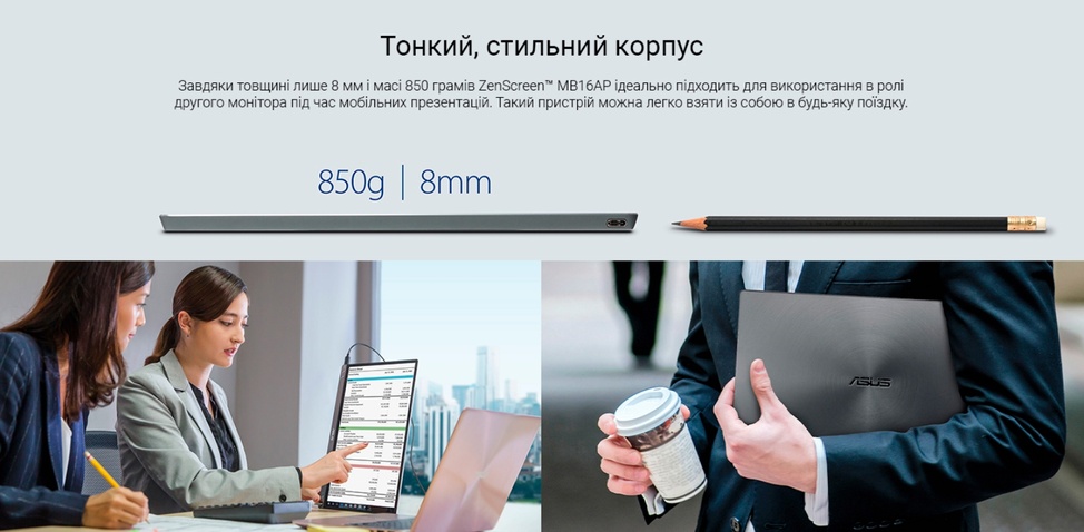 Монітор ASUS MB16AP No Stand (90LM0381-B02170)