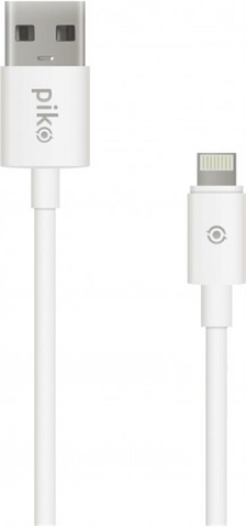 Кабель  Piko CB-UL11 USB-Lightning 1.2м White (1283126496165)