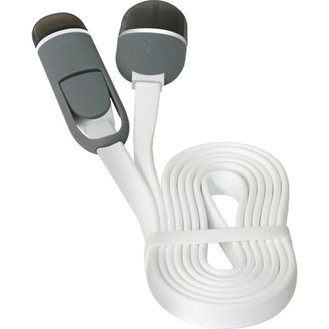 Кабель  USB10-03BP USB - Micro USB/Lightning, white, 1m Defender (87493)