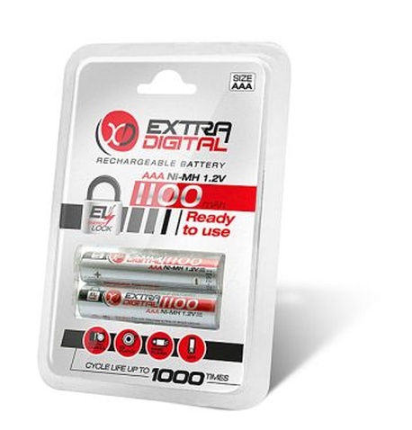 Акумулятор  ExtraDigital AAA 1100mAh Ni-MH (2шт.)