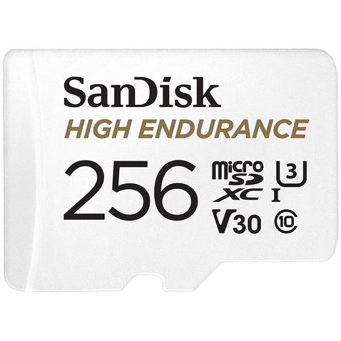 Карта пам'яті  SanDisk 256GB microSD class 10 UHS-I U3 V30 High Endurance