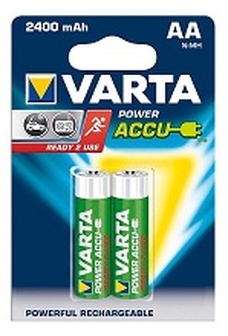 Акумулятор  VARTA RECHARGEABLE ACCU AA 2400mAh BLI 2 NI-MH (READY 2 USE) 56756101402