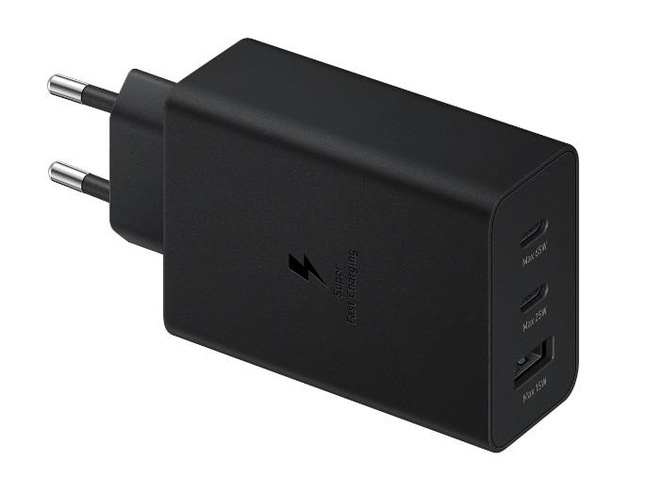 Зарядний пристрій  Samsung 65W Power Adapter Trio Black (EP-T6530NBEGRU)