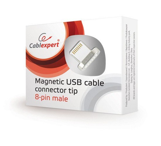 Конектор магнітний  Cablexpert (CC-USB2-AMLM-8P) magnetic Lightning connector