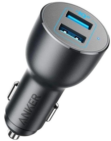 Зарядний пристрій  Anker PowerDrive III 36W Black (A2729H11/A2729G11)