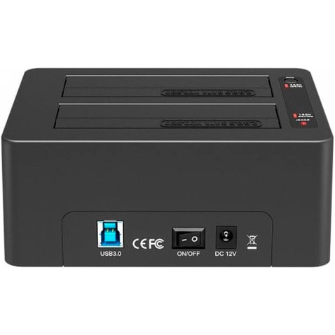 Док-станция Maiwo K3082A Black для HDD 2,5"/3,5" SATA/SSD через USB3.0