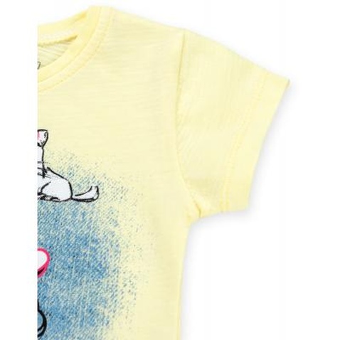 Футболка дитяча Haknur "I want candy" (47-98G-yellow)