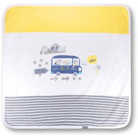Дитяча ковдра Bibaby з автобусом (64076-beige)
