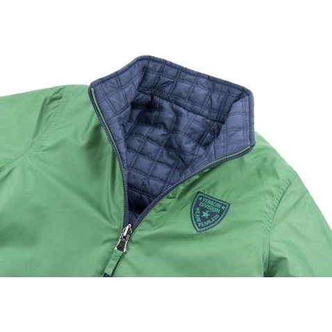 Куртка Verscon двухсторонняя синяя и зеленая (3278-122B-blue-green)
