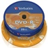 Диск DVD-R Verbatim 4.7Gb 16X CakeBox 25шт (43522)