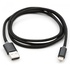 Кабель Lightning Vinga USB 2.0 AM to Lightning 1m LED black (VCPDCLLED1BK)