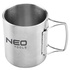 Чашка туристична NEO, 320 мл, нержавіюча сталь, складана ручка, чохол, 0.15кг 63-150