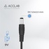 Кабель  ACCLAB USB to DC, 5,5х2,1 мм, 9V, 1A, 1 м Black (1283126552830)