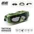 Маска тактична 2E Hawk Army Green Anti-fog, сумка, 3 лінзи 2E-TGG-ARGN