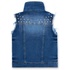 Жилет Breeze с заклепками джинсовый (OZ-16901-152G-blue)