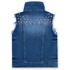 Жилет Breeze с заклепками джинсовый (OZ-16901-158G-blue)