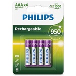 Акумулятор  Philips R3/AAA MULTILIFE 950/B4 950mAh Blister/4pcs