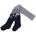 Колготки UCS Socks для дівчаток святкові з бантиком сірі (M0C0302-0899-0-3m/G-gray)