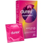 Презервативи Durex Pleasuremax з силікон. змазкою з ребрами та крапками 12 шт. (5038483204016)