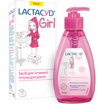 Гель для інтимної гігієни Lactacyd для дівчаток з дозатором 200 мл (5391520948084)