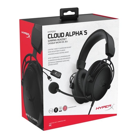 Гарнітура  HyperX Cloud Alpha S Black (4P5L2AA)