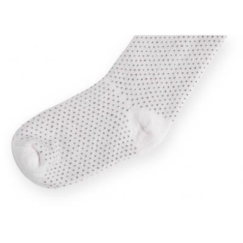 Колготки Bibaby для дівчаток в крапочку білі (68001-86/G-white)