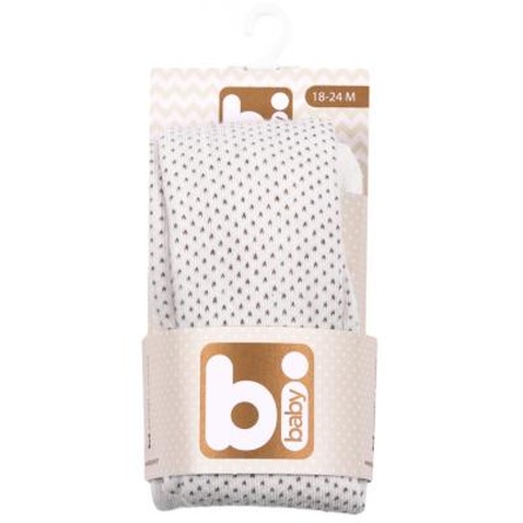 Колготки Bibaby для дівчаток в крапочку білі (68001-86/G-white)