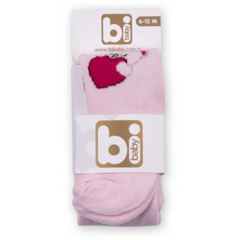 Колготки Bibaby для дівчаток з ведмедиками рожеві (68085-74/G-pink)
