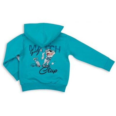 Спортивний костюм Breeze бірюзовий з собачкою (7879-104B-blue)