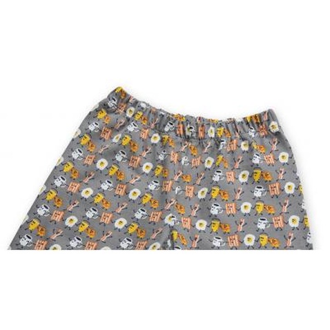 Піжама Breeze з малюнком до сніданку (1145-86B-gray)