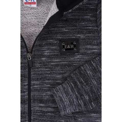 Спортивний костюм Breeze на блискавці меланжевий (9482-134B-black)