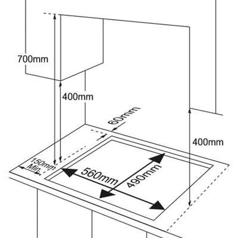 Варочна поверхня Samsung NA64H3010AS/WT