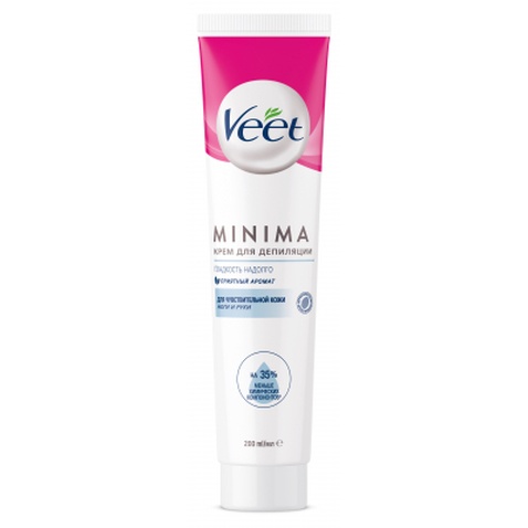 Крем для депіляції Veet Minima для чутливої шкіри 200 мл (4680012390144)