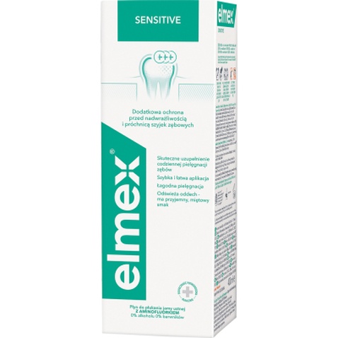 Ополіскувач для порожнини рота Elmex Sensitive Plus 400 мл (7610108065370)