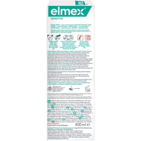 Ополіскувач для порожнини рота Elmex Sensitive Plus 400 мл (7610108065370)