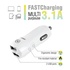 Автомобільний зарядний пристрій Piko CC-312 (2USB, 3.1A) White (1283126477546)