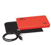 Кишеня зовнішня Frime SATA HDD/SSD 2.5", USB 2.0, Plastic, Red (FHE15.25U20)