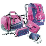 Шкільний набір Deuter Набір 5 пр OneTwoSet Hopper 5018 magenta deer (3880117 5018 (SET))