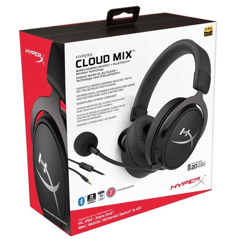 Bluetooth-гарнітура  HyperX Cloud Core Mix Black (4P5K9AA)