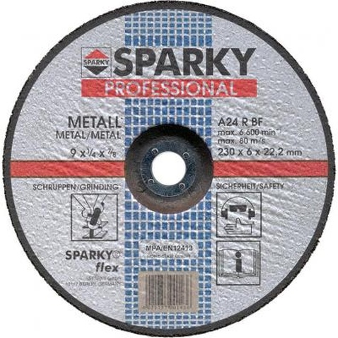 Диск Sparky шлифовальный по металлу d 230 мм\ A 24 R \190307 (1 шт.)\ 23 (20009565304)