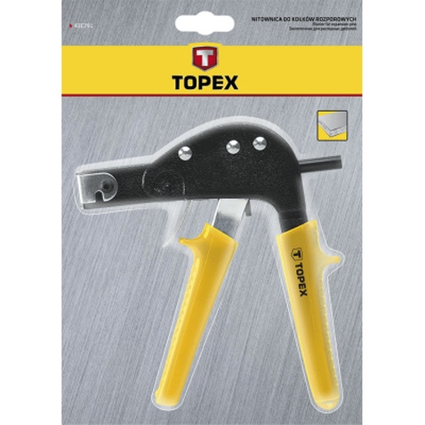 Заклепувальник Topex для гипсокартонных дюбелей (43E791)