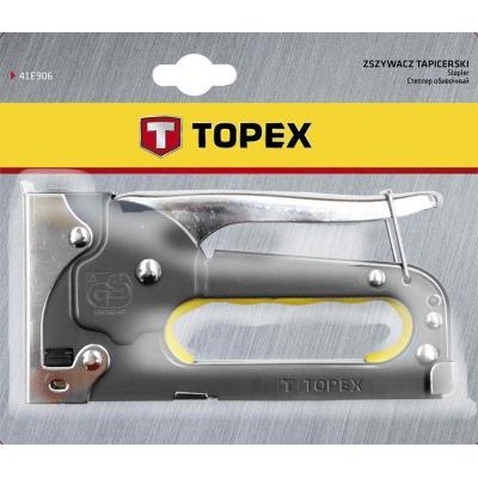 Степлер будівельний Topex 6-8 мм, скобы J (41E903)