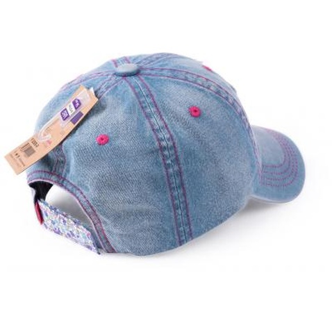 Кепка Kitti джинсова зі стразами (Y8350-4-54G-blue)