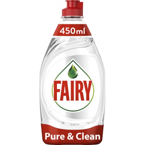 Засіб для ручного миття посуду Fairy Pure & Clean 450 мл (8001090837424)