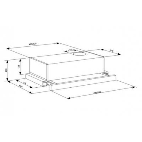 Витяжка кухонна Eleyus LOTUS 470 50 WH (LOTUS47050WH)