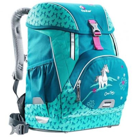 Шкільний набір Deuter Набір 5 пр OneTwoSet Sneaker Bag 3037 petrol horse (3880017 3037 (SET))