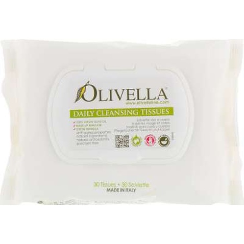 Вологі серветки Olivella для обличчя і тіла 30 шт. (764412300157)