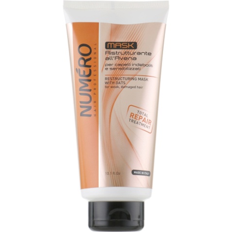 Маска для волосся Brelil Numero відновлююча з екстрактом вівса 300 мл (8011935052882)
