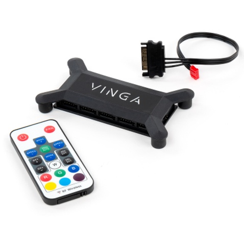 Модуль управління підсвічуванням Vinga Controller Hub +Remote for Barbarian and Orc (Controller Hub +Remote for Barbarian an)